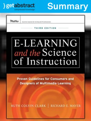 cover image of E-Learning and the Science of Instruction (Fourth Edition) (Summary)